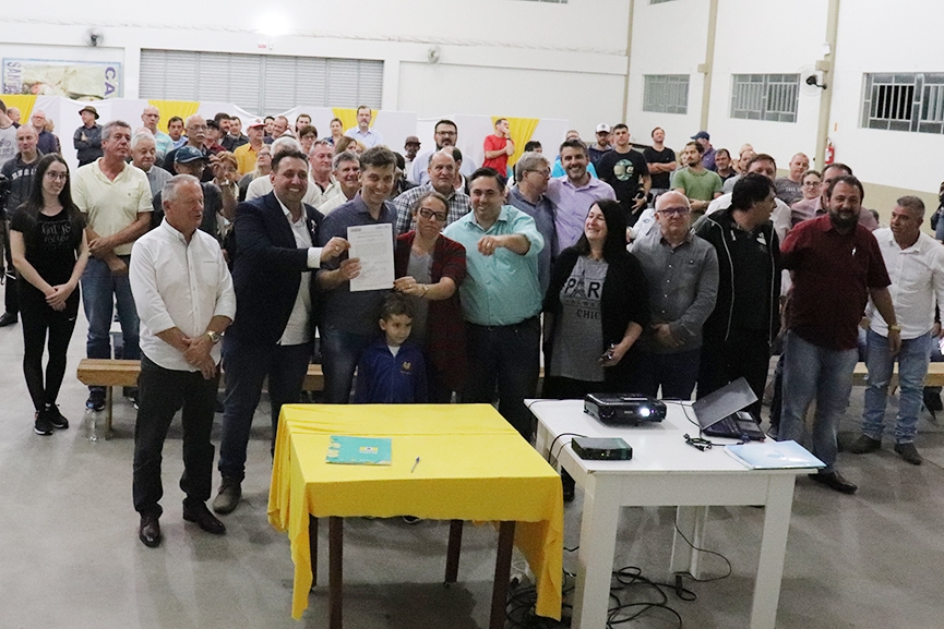 Assinada Ordem de Serviço para a pavimentação asfáltica da rua Barão do Rio Branco