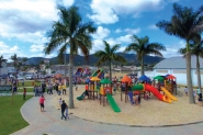 Novo parque infantil � inaugurado em Ilhota