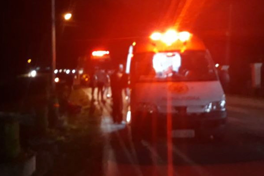 Colisão entre motos deixa dois feridos no bairro Gasparinho, em Gaspar