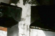 Duas pessoas sofrem intoxica��o ap�s inc�ndio em casa no bairro Gaspar Mirim 