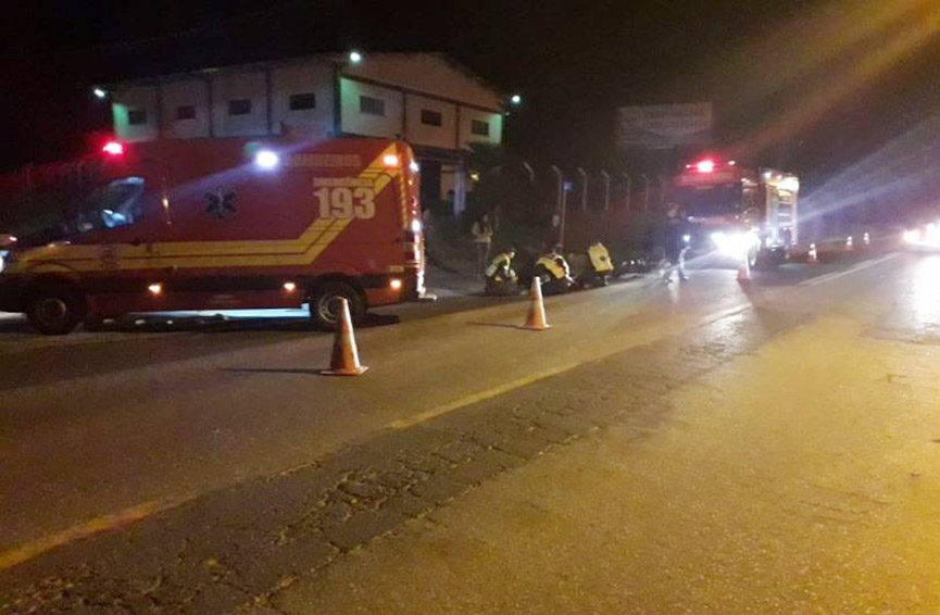 Acidente deixa duas pessoas feridas na Rodovia Ivo Silveira, em Gaspar