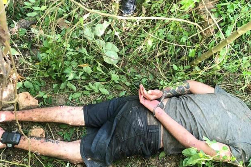 �ltimo assaltante de banco em Api�na � encontrado ferido e desidratado