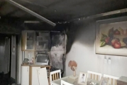 Princ�pio de inc�ndio atinge casa no bairro Gasparinho, em Gaspar