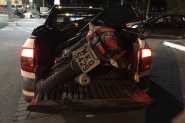 Jovem fica ferido em acidente entre carro e moto em Gaspar
