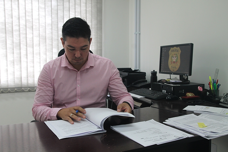 Novo delegado assume setor de investiga��es da Pol�cia Civil de Gaspar