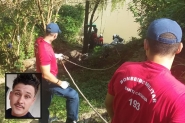 Corpo de jovem desaparecido � encontrado no rio, na divisa de Gaspar e Blumenau
