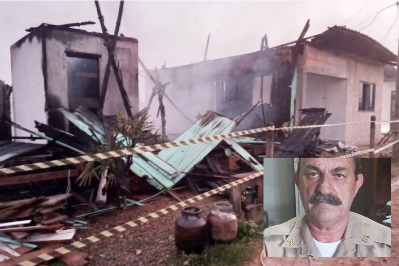 Campanha vai ajudar policial de Ilhota a reconstruir casa queimada em inc�ndio