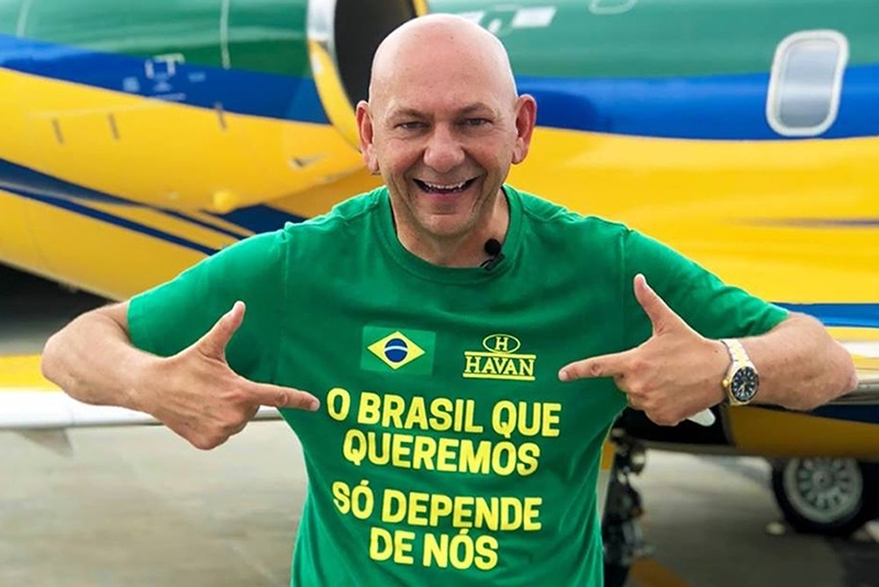 Luciano Hang � alvo de investiga��o sobre produ��o de not�cias falsas