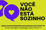 Gaspar tem atendimento psicol�gico por WhatsApp para pessoas em isolamento