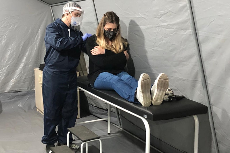 Pacientes com sequelas do coronav�rus recebem acompanhamento em Gaspar