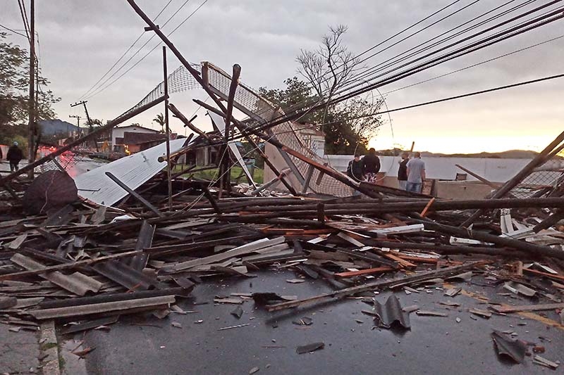 Moradores de Gaspar atingidos por ciclone j� podem solicitar saque do FGTS