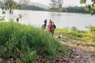 Menino de nove anos morre afogado no rio Itaja�-A�u, em Ilhota