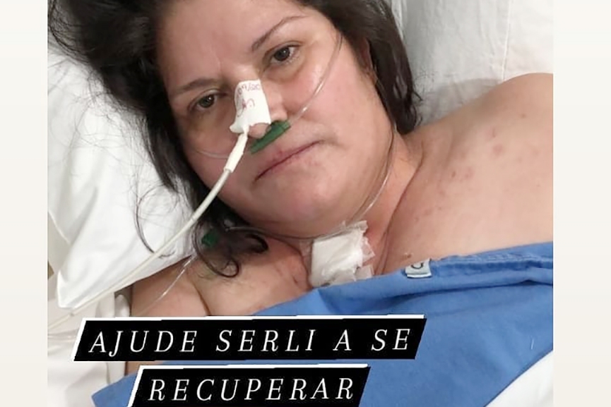 Moradora de Gaspar precisa de ajuda para tratamento de sa�de