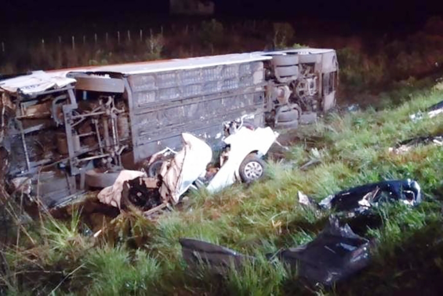 Quatro pessoas morrem em acidente na BR-470, entre Pouso Redondo e Otacílio Costa