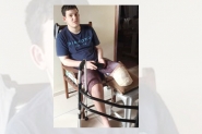 Fam�lia promove feijoada para ajudar jovem que perdeu a perna em acidente
