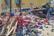 Caminhão carregado de cerveja tomba e carga é saqueada em Bombinhas