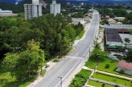 Reurbanizao na rua Itaja em fase final