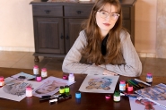 Jovem artista de Gaspar impressiona com seus belos desenhos