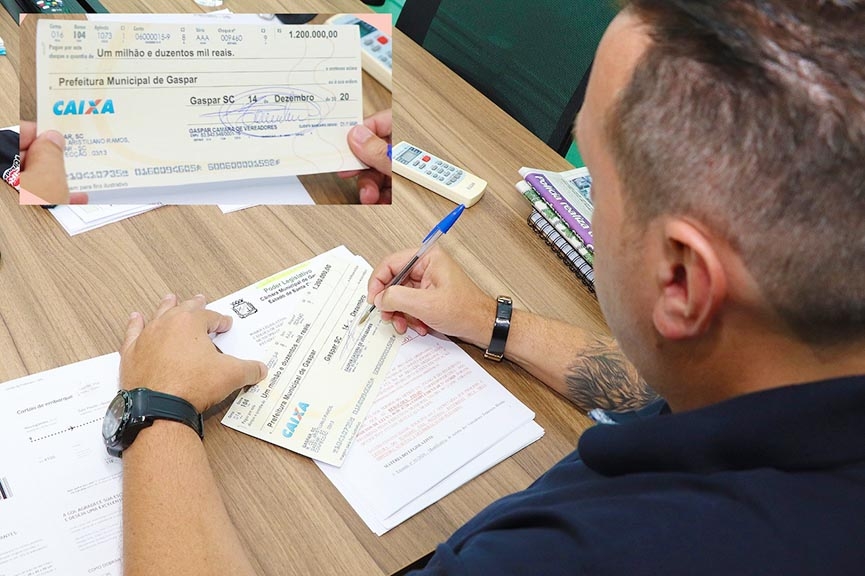 Economia na C�mara de Gaspar resulta em devolu��o de R$1,2 milh�o � prefeitura