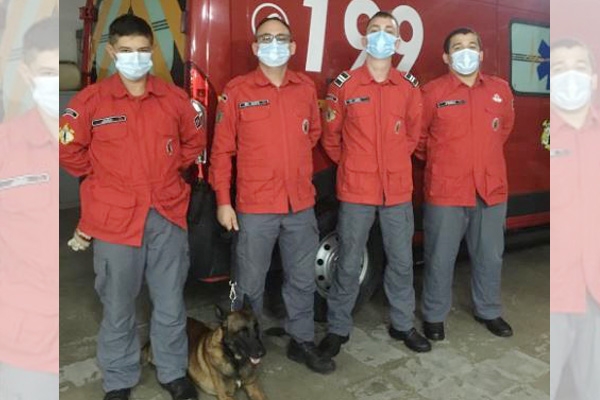 Bombeiros de Ilhota ajudam nos atendimentos e buscas em Presidente Get�lio