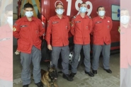 Bombeiros de Ilhota ajudam nos atendimentos e buscas em Presidente Get�lio