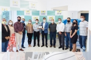 Em solenidade, JBS oficializa doa��o de tom�grafo para o Hospital de Gaspar