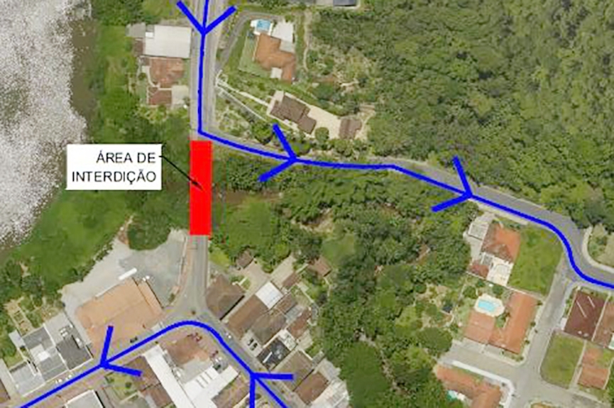 Ponte do Alvorada e rua do bairro Sete ser�o interditadas por 10 dias em Gaspar