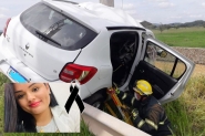 Identificada mulher que perdeu a vida ap�s colidir contra poste na BR-470, em Gaspar