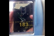 Carro � flagrado a 183 km/h entre Brusque e Itaja� na Sexta-feira Santa