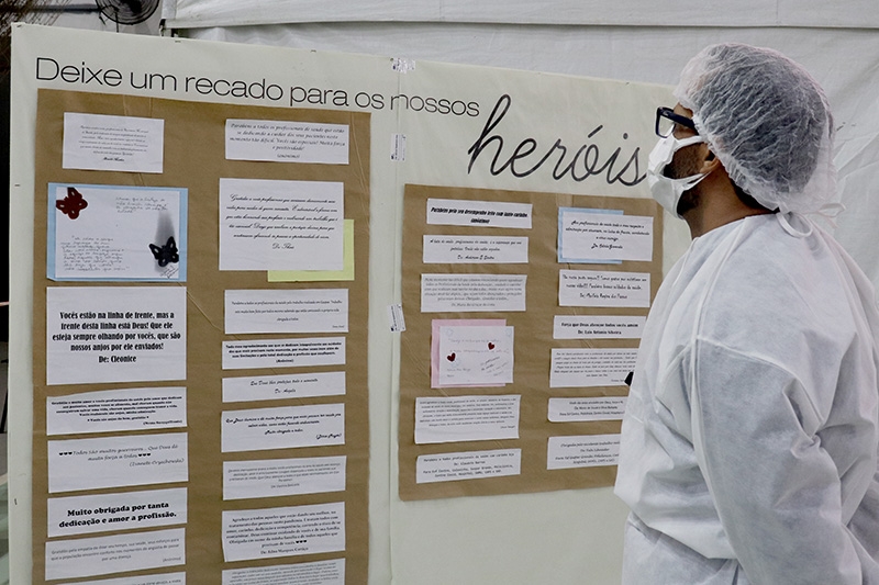 Covid-19: Centro de Triagem de Gaspar realiza atendimento psicol�gico