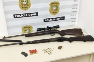 Homem � detido por porte ilegal de arma de fogo no bairro Bateias, em Gaspar