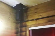 Princ�pio de inc�ndio atinge chamin� de lareira em resid�ncia em Gaspar	
