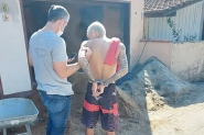 Foragido da justi�a � preso em seu local de trabalho na rua Itaja�, em Gaspar
