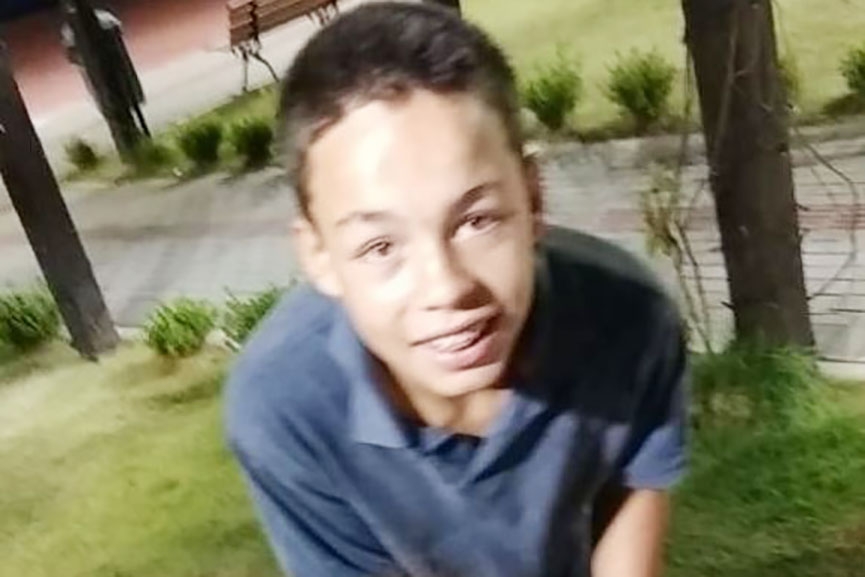 Fam�lia procura menino de 13 anos desaparecido em Ilhota