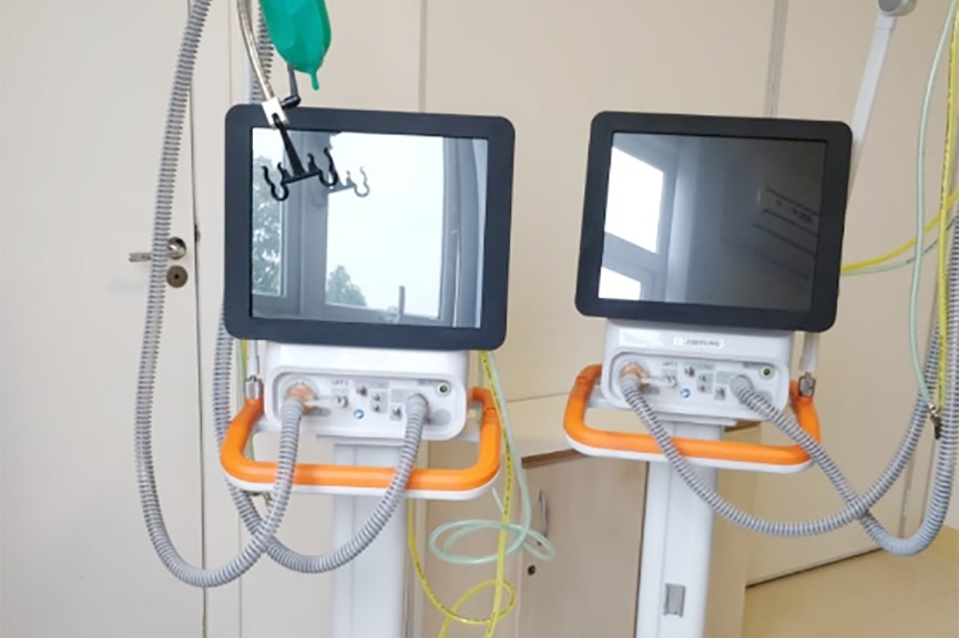 Hospital de Gaspar recebe dois novos respiradores mec�nicos