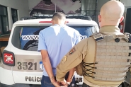 Foragido do Pres�dio de Blumenau � capturado no bairro Coloninha, em Gaspar