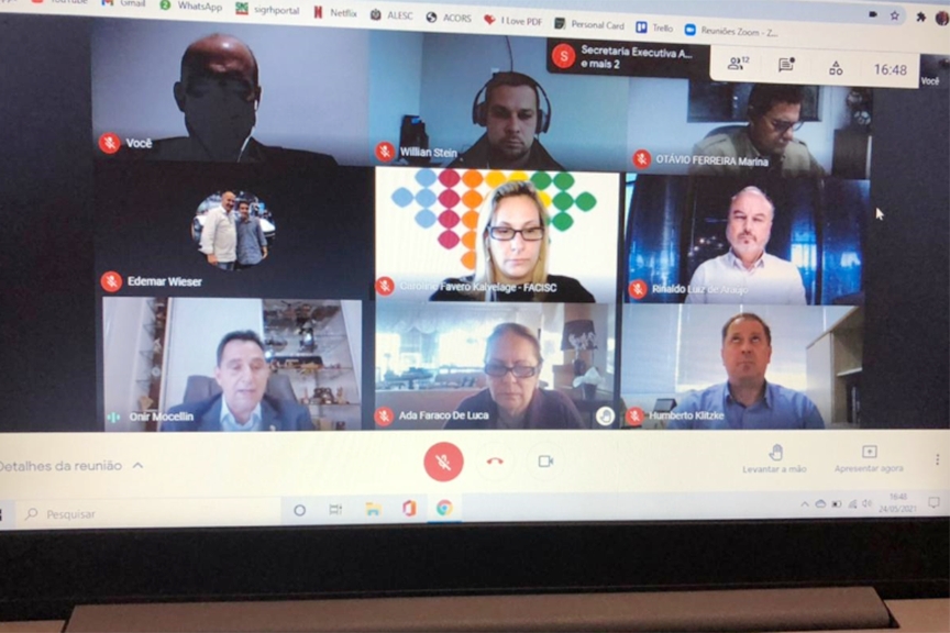 Reuni�o virtual debate a seguran�a p�blica no Vale do Itaja� 