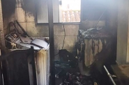 Mulher inala fuma�a ao apagar inc�ndio em resid�ncia em Gaspar