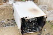 Curto em m�quina de lavar roupas quase incendeia casa em Ilhota