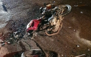 Homem fica gravemente ferido em acidente entre moto e caminh�o na BR-470, em Ilhota