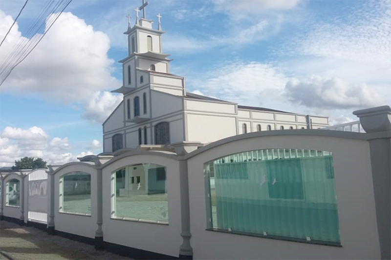 Programa��o religiosa e festiva homenageia padroeira do Po�o Grande, em Gaspar