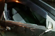 Homem atropelado na cal�ada em Gaspar � transferido para hospital em Blumenau