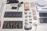 Dupla � presa com drogas em tabacaria na Margem Esquerda, em Gaspar