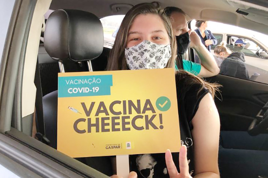 Coronav�rus: veja como ser� a vacina��o em Gaspar na quinta-feira