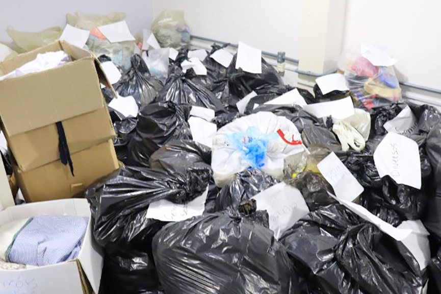 Campanha da prefeitura de Gaspar arrecada mais de 450 quilos de roupas e cobertores