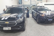 Pol�cia Civil cumpre nove mandados durante opera��o contra o tr�fico de drogas em Gaspar