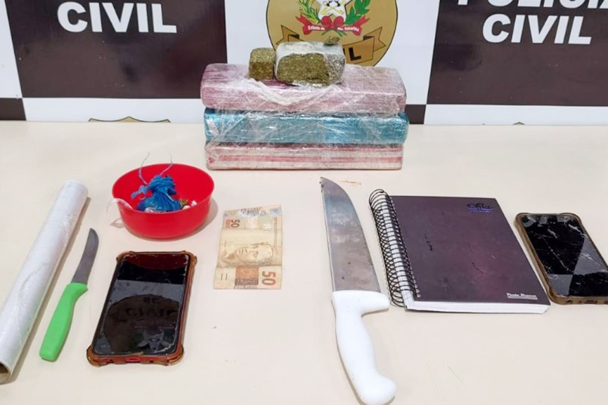 Traficantes s�o presos com drogas no bairro Macuco, em Gaspar