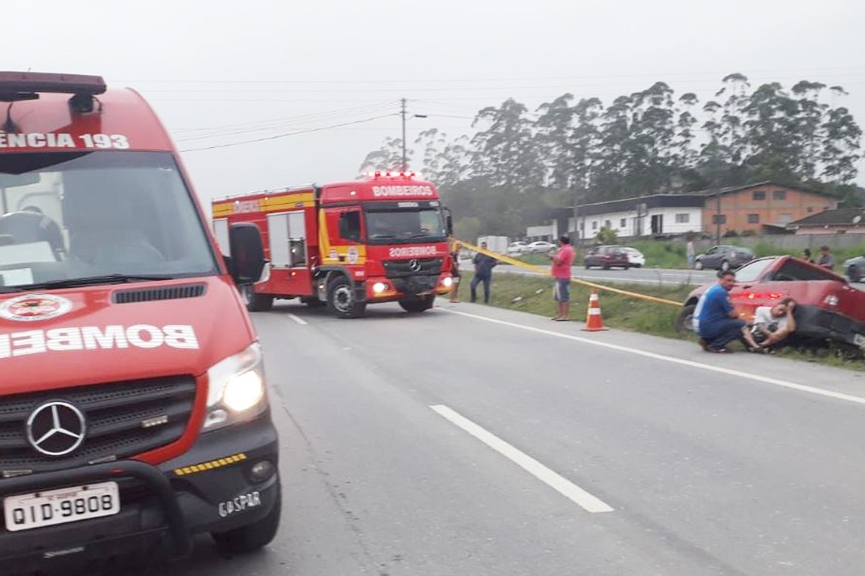 Homem atropelado na BR-470, em Gaspar, segue em estado grave na UTI