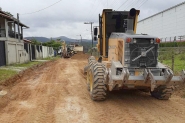 Iniciadas obras de pavimenta��o da rua Ambr�sio Spengler, no Po�o Grande