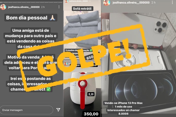 Hacker invade Instagram de professora de Gaspar e realiza falsa venda de produtos